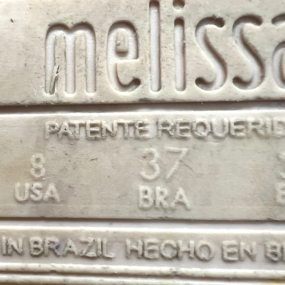 Melissa Twist Pink Jelly Slingback Scented PVC Casual Flat Sandals Women 8 - Picture 13 of 14